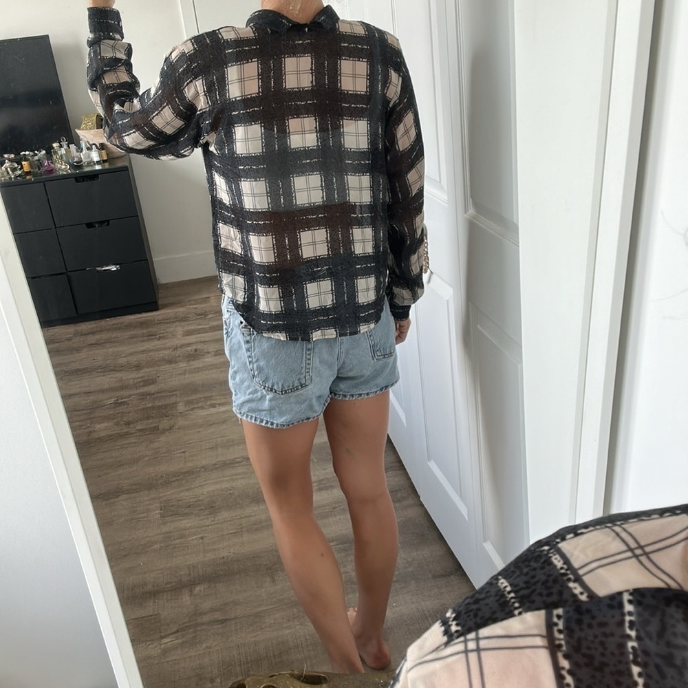 DIESEL plaid reversible blouse - Picture 2 of 12